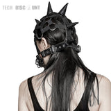 TD® Masque Intégral Inspiration Steampunk unisexe en cuir/ Déguisement Cosplay Gothique/ Halloween