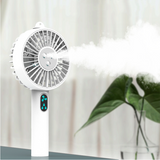 INN® Ventilateur mini ventilateur de pulvérisation portatif usb chargeant mini ventilateur humidificateur de bureau hydratant portab