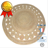 TD® Tapis de salon rond tissé à la main