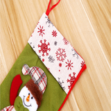 Chaussettes de Noël, objets de décoration, flocons de neige pour personnes âgées, grandes chaussettes de Noël, sacs cadeaux b