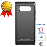 TD® Coque de téléphone anti-empreintes digitales en fibre de carbone pour Samsung Galaxy Note8 Ajustement léger et sensation confort