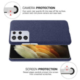 TD® Pour Samsung Galaxy S21Ultra coque de téléphone anti-collision coque de téléphone coque rigide housse de protection en tissu