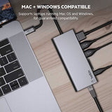 INN® Station d'accueil de type C Convertisseur HDMI 4K 5 en 1 PD Charge rapide Hub USB 3.0 à 3 ports