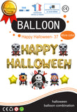 TD® ballon decoration anniversaire happy halloween fille 3 ans enfant garçon bebe fete mural interieur exterieur joyeux anniversaire