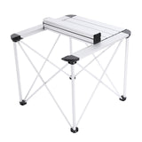 TD® Accueil Table pliante en alliage d'aluminium extérieur Barbecue Table pliante portable et chaise Table à rouleaux d'oeufs