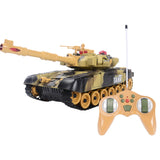 INN® Desert Yellow 2.4G télécommande char de combat parent-enfant bataille tourelle char modèle voiture télécommande jouet pour enfa