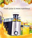 Extracteur De Jus Centrifugeuse Panana 1000W - Double Vitesse - Trémie Large 3" - Sans BPA - Facile à Nettoyer - 11