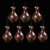 TD® Diffuseur d'arôme de grain de bois créatif humidificateur de grain de bois monté sur voiture petit diffuseur d'arôme petit vase
