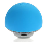 TD® Mini Enceinte Bluetooth Sans fil en forme de Champignon Ventouse Bleu Enceinte bluetooth étanche avec microphone