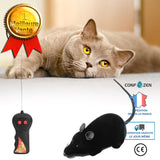 Souris de souris de rat électronique à télécommande sans fil RC pour chat cadeau de Noël chiot