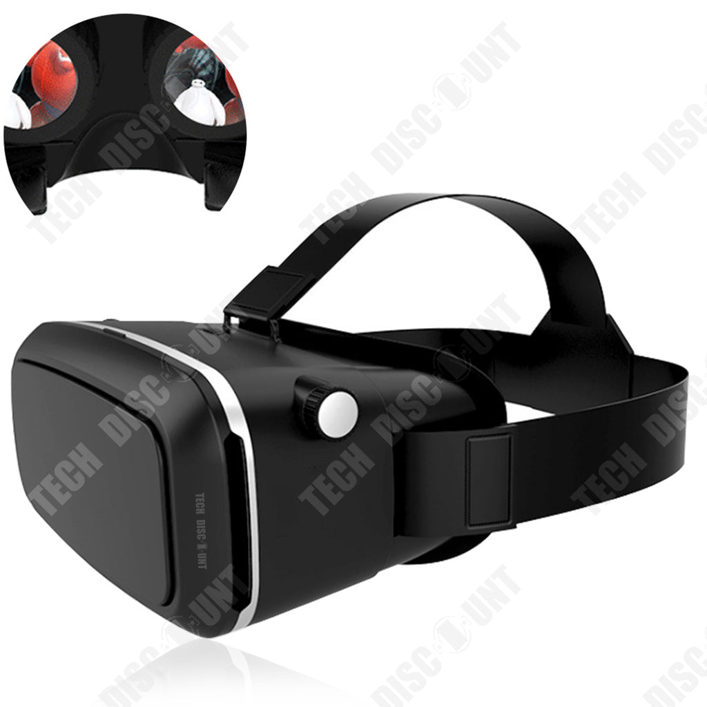 Casque De Réalité Virtuelle VR Lunettes 3D Films Immersifs Jeux