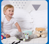 INN® Peluche bébé apaiser musique jouet projection ciel étoilé bébé dormeur poupée éducative pour enfants poupée animal