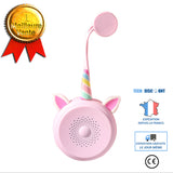 TD® Haut-parleur Bluetooth étanche de dessin animé lecteur de musique sans fil portable，Haut-parleur bluetooth mignon，Couleur: rose