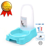 TD® Mangeoire pour animaux de compagnie Mangeoire automatique en plastique à double usage Fournitures pour animaux de compagnie