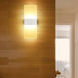 TD® 6W Moderne Aluminium LED Applique Murale Interieur Éclairage Mural Lumières pour Cuisine Escalier Chambre Blanc