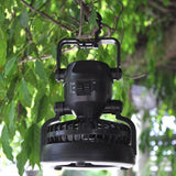 TD® Lanterne de tente en plein air multifonction 18 LED ventilateur lumière camping Lampe Voyage Éclairage de secours haute puissanc