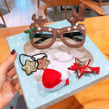 Soins bébéEnsemble de cadeaux de Noël pour cheveux Lovely Hair Hair Loop Sccessories pour enfants décoration de Noël
