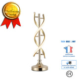 TD® ELINKUME Lampe de bureau LED 12W Dimmable Spirale Blanc chaud Lampe de table LED Design Créatif Minimaliste Moderne