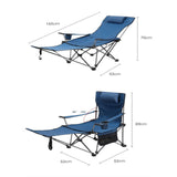 TD® Chaise pliante extérieure bureau à domicile pause déjeuner camping camping voyage portable chaise de plage chaise de pêche accou