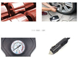 TD® compresseur d'air voiture gonfleur de pneus portable portatif électrique pompe à air numérique lumière LED roue pression solide