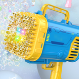 TD® Machine à bulles à 80 trous jouet à bulles électrique à main pour enfants machine à bulles de grande capacité cadeau de vacances