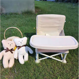 TD® Chaise de salle à manger pour bébé chaise d'apprentissage pliante pratique pour bébé chaise de pique-nique pour siège bébé