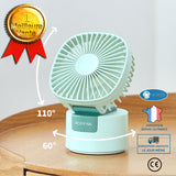 INN® Ventilateur secouant la tête modèle petit ventilateur USB ventilateur de table de bureau charge Portable Mini portable pliant