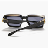 TD® Lunettes de soleil à grand cadre rétro à la mode de luxe léger lunettes de soleil pour hommes à la mode