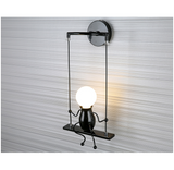 TD® Applique murale mode applique moderne chambre créative lampe de chevet couloir allée escalier méchant lampe
