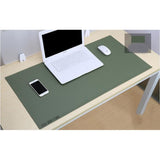 TD® Sous-main de Bureau, Double Face en PU Cuir/ Accessoire de bureau, Sous-main en cuir PU