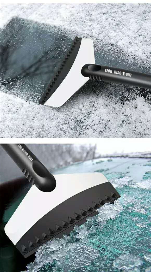 TD® Grattoir neige voiture Pelle acier inoxydable multifonction