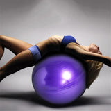 TD® Swiss Ball pour Fitness Yoga/ 65 cm Anti-éclatement + pompe violet / Ballon d'Accouchement