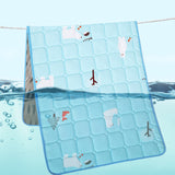 TD® Bébé cool tapis glace soie latex absorbant la sueur berceau respirant température constante tapis confortable peut être lavé