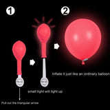 TD® Lot de  40 pièces de Ballons LED Lumineux/ Ballon Décoratif Multi-couleur Ruban Coloré pour Mariage/ Anniversaire Fête Soirée