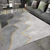 TD® Tapis de salon frais et simple de style nordique moderne grande surface ins tapis de chevet de chambre à coucher