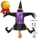 TD® Halloween decoration sorcière frappé arbre sorcière gonflable maison hantée accessoires articles de fête