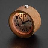 TD® Réveil Silencieux Table Bois de Hêtre Alarme Horloge de Chevet Clock avec Veilleuse