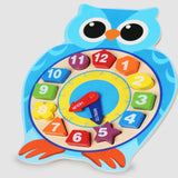 TD® Horloge en grenouille pour enfants montre chiffre grenouille accessoire de jeu ludique apprentissage horaire amusant nouveau