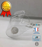 PC masque facial masque masque facial transparent masque de protection masque d'isolation anti-éclaboussures HD transparent