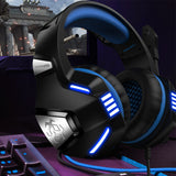 TD® Casques de jeu， Filaire en ligne ，Son ambiophonique à 360° à suppression de bruit avec microphone