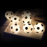TD® 6 M 40 LED Fée Ampoule De Football Guirlande Lumineuse LED Décoration Pour Guirlande De Noël Nouvelle Année Batterie Exploité