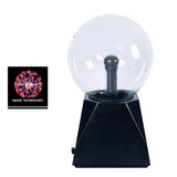 INN® Boule Lumineuse Magique Noir En Verre  5 Pouces Veilleuse Comme éclairage Décoratif De Table Et De Fête Cadeau De Noël Pour Enf