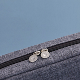 TD® Angoo Trousse de rangement de grande capacité de couleur rose, pochette idéale comme organisateur, papeterie, étudi Gray -CLAT46