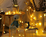 TD® Guirlande lumineuse LED 5-10-20-30-40-50M guirlande lumineuse solaire guirlande fil de cu - Modèle: White 20M 200LED