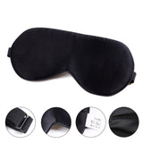 TD® Masque pour les yeux en soie cagoule de sommeil Masque pour les yeux en soie de mûrier unisexe pour soulager la fatigue oculaire