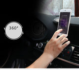 TD® Transmetteur FM de Voiture/Téléphone de voiture magnétique Support téléphone mobile Rotation aimant