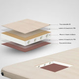 TD® Matelas gonflable de camping  10cm  Autogonflant Simple   Portable résistant à l'humidité  Camping  Lit gonflable pour voiture