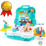 TD® Play House Toys Ensemble de jouets éducatifs pour enfants Boîte à outils de simulation Portable