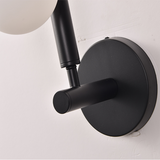 Lampe miroir projet d'hôtel salon fond mur chambre chevet verre applique murale