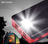 TD® batterie externe solaire haute capacité 4 port usb Power Bank étanche 24000mah puissance mobile charge rapide  telephone voyage